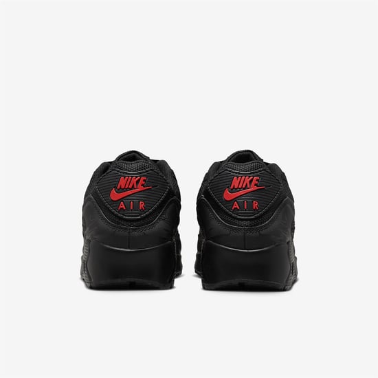 Nike Air Max 90 Men’s Trainers in Black/Black/Light Crimson - Image 4