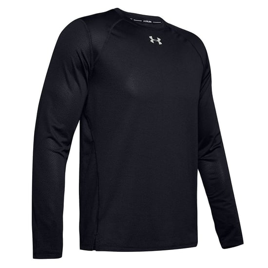 Under Armour Long Sleeve Crew Neck Black Mens Qualifier Top 1342930 001