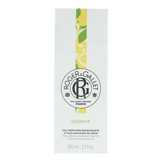 Roger & Gallet Cedrat Fragrant Wellbeing Water 100ml - Image 3