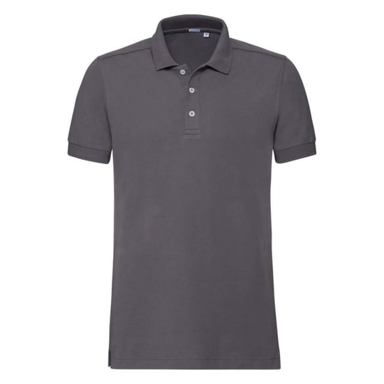 Russell Heren Rekken Korte Mouw Poloshirt (Konvooi Grijs) - Image 1