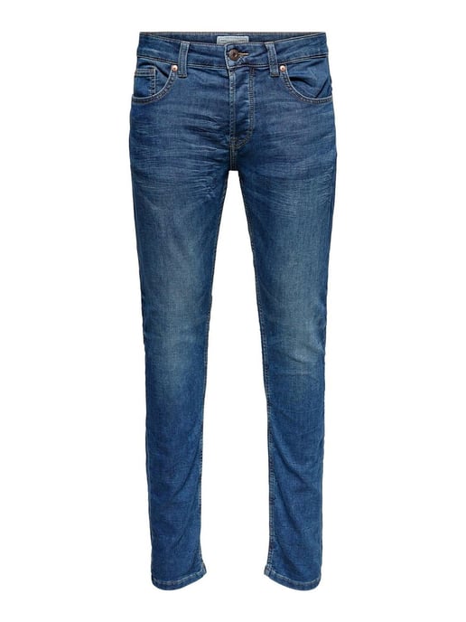 Loom Stretch Jeans - Blue denim - Image 1