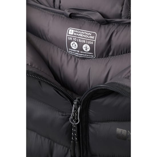 Mountain Warehouse Womens/Ladies Florence Long Padded Jacket (Black)