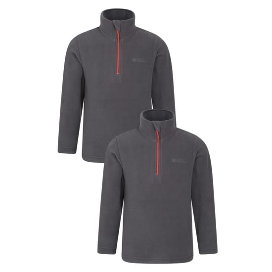 Mountain Warehouse Kinder/Kinder Camber Fleece (Set van 2) (Grijs) - Image 1