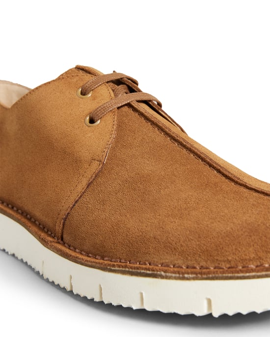 Ted Baker Lawton Suede Lace Up Shoe, Brown