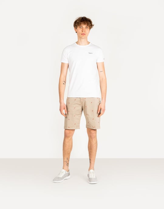 Pepe Jeans Shorts Miles Short Icon Herr Beige - Image 2