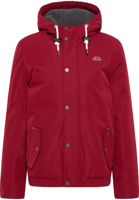 ICEBOUND Winter jacket Men dark red - Image 1