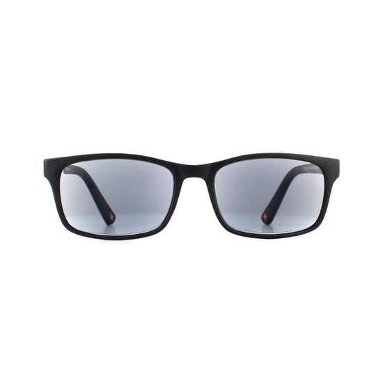 Montana Rectangle Unisex Black Grey Readers +2.00 Sunglasses