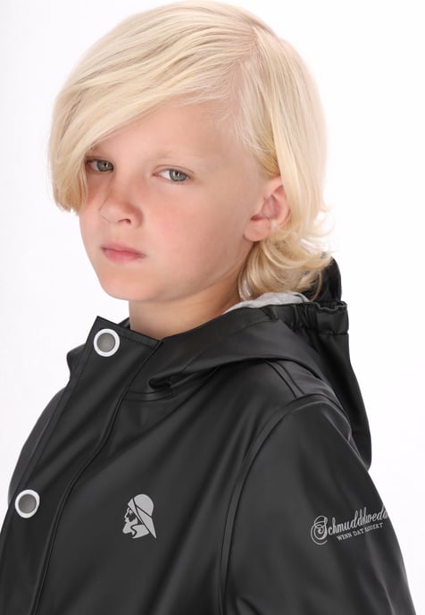 Schmuddelwedda raincoat black - Image 5