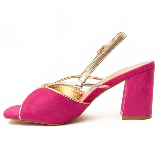 Montevita Heel Sandal Sanndal6 In Fuchsia
