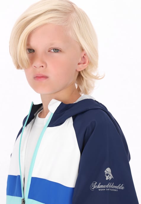 Schmuddelwedda Anorak jongens (kinderen) Turkoois kleurblok - Image 5