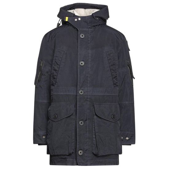 Parajumpers Felix Navy Blue Parka Down Jacket - Image 1