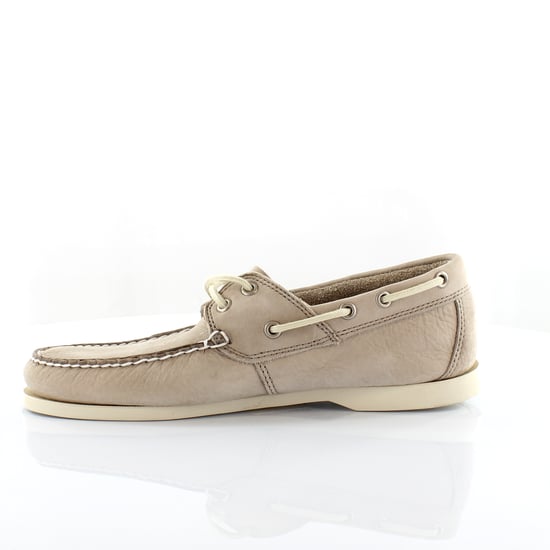 Timberland Cedar Bay 2 Eye Grey Leather Low Lace Up Mens Boat Shoes A1OM5
