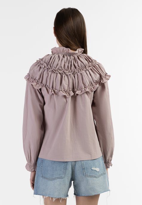 Dreimaster Blouse women old pink - Image 4