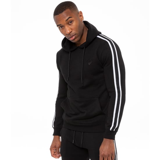 Mens Pullover Striped Hoodie - Image 1
