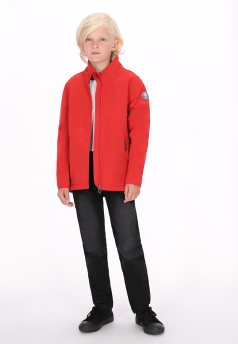 Schmuddelwedda softshell jacket red - Image 2