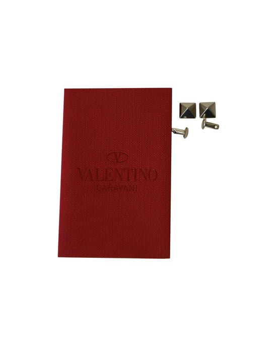 Valentino Garavani Rockstud-armband i brunt kalvskinn - Image 6