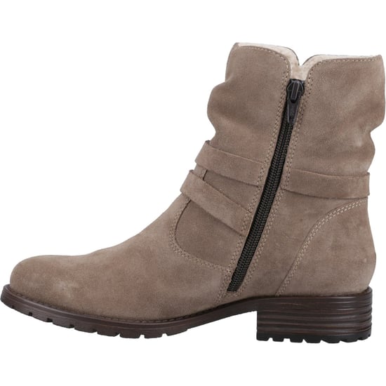 Hush Puppies Piper Leather Women's Taupe Boots - Image 4