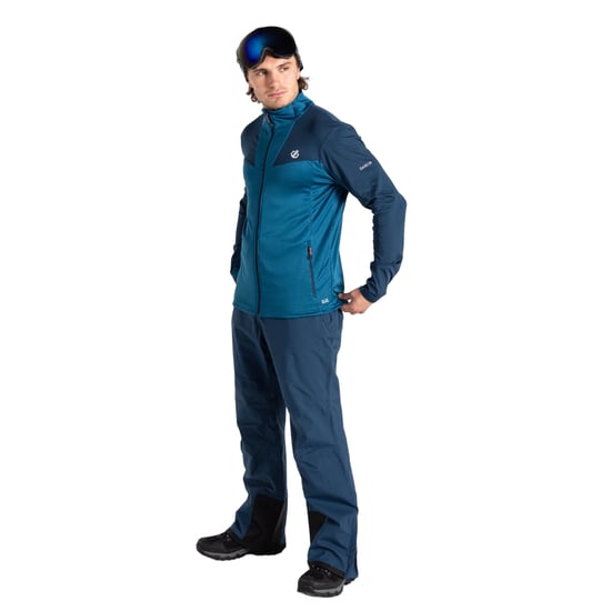 Dare 2B Mens Substratum II Core Stretch Midlayer (Kingfisher Blue/Moonlight Denim)