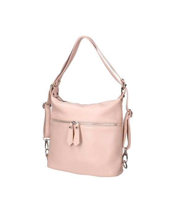 Viola Castellani Geconverteerde schoudertas in een rugzak kan worden omgezet Vrouwen LIGHT PINK - Image 2