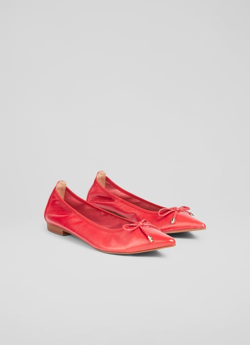 LK Bennett  Tilly Flats, Raspberry