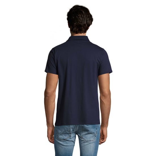 SOLS Heren Prescott Jersey Poloshirt (Franse marine) - Image 2
