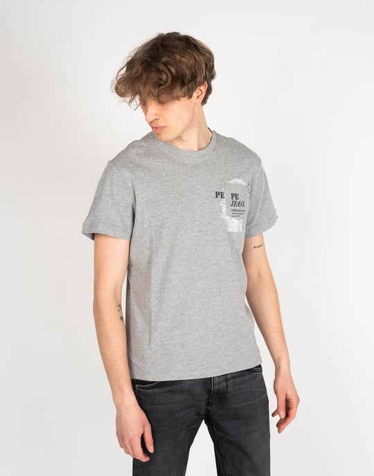 Pepe Jeans T-shirt Sergio Men's Grey