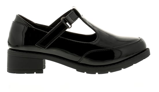 Miss Riot Girls Shoes School Kirsty Touch Fastening black