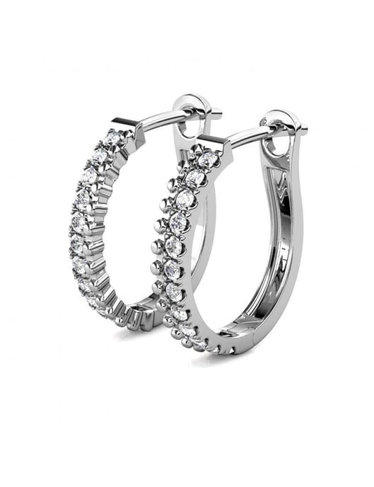 Aleah Örhängen - Silver och Kristall - Image 4