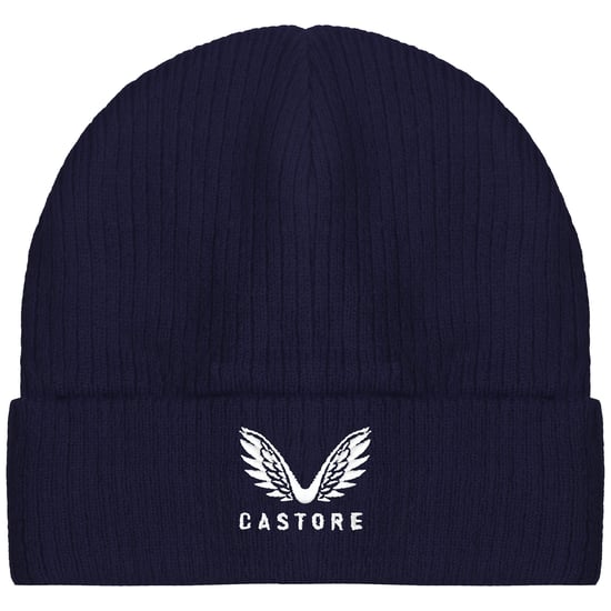 Castore Logo Stock Kids Navy Beanie - Image 1