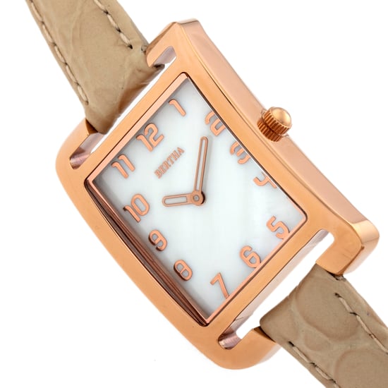 Bertha Marisol Zwitserse MOP Leren Band Horloge - Image 3