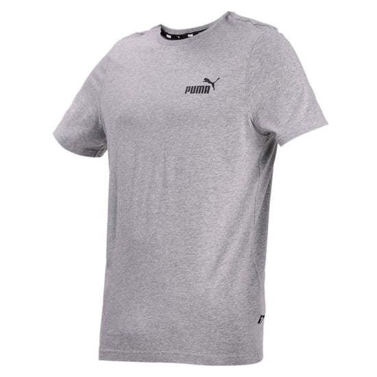 PUMA Heren Essentials Kleine Logo T-Shirt Tee - Image 1