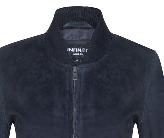 Women's Classic MA-1 Suede Bomber Jacket - Newbury