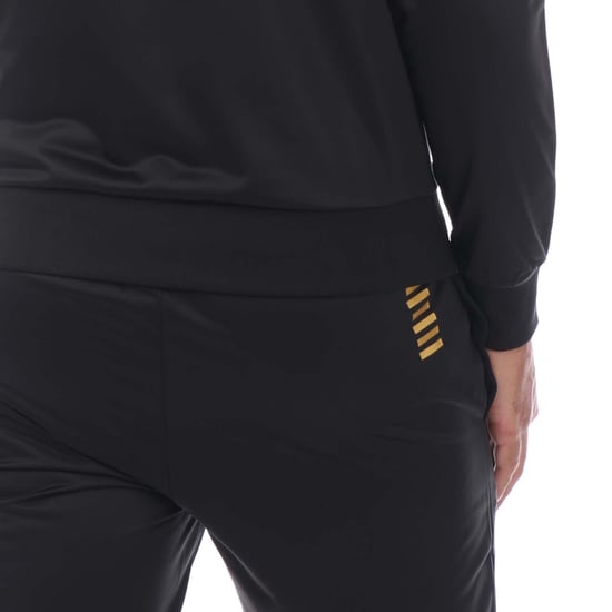 Heren Emporio Armani EA7 Trainingspak met volledige rits in zwart - Image 4