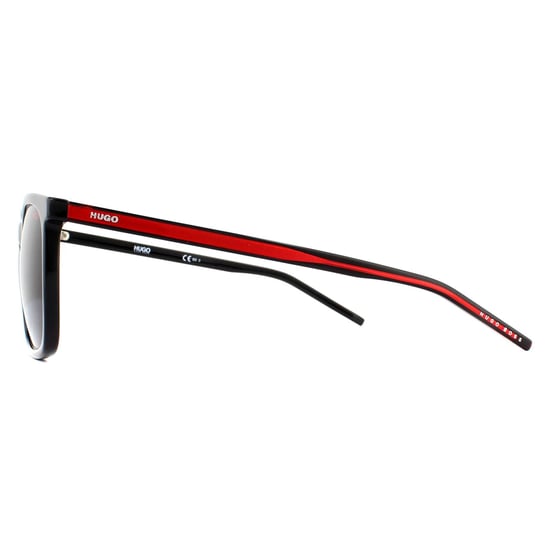 Hugo by Hugo Boss Sunglasses HG 1027/S OIT IR Black Red Grey - Image 3