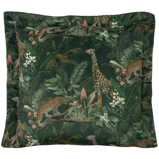 Evans Lichfield Manyara Oxford Bordered Printed Cushion Cover - Image 1