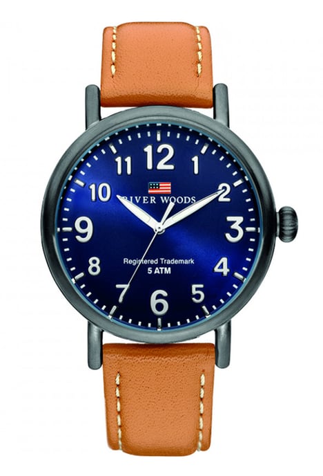 River Woods Sacramento herenhorloge Bruin RW420014 - Image 1