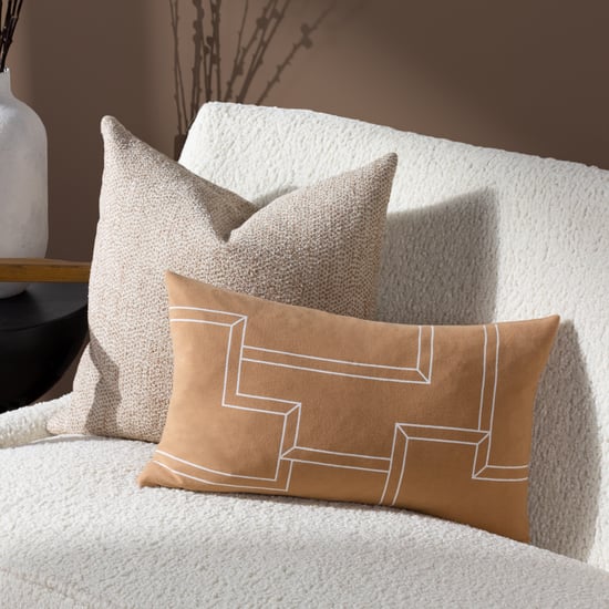 Höem Marzena Geometric Feather Filled Cushion