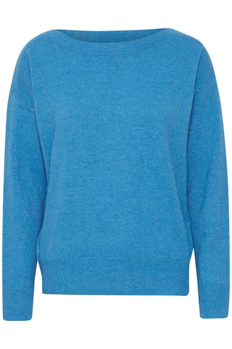 ICHI fijngebreide trui IHALPA blauw - Image 1