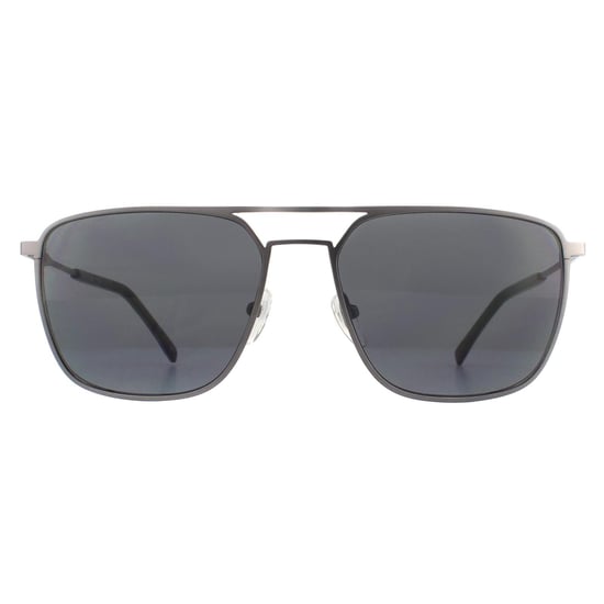 Lacoste Aviator Mens Matte Gunmetal Grey Sunglasses