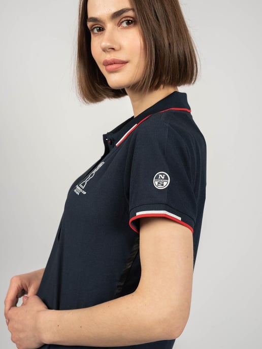 North Sails x Prada Polo Shirt Auroa Woman's Blue