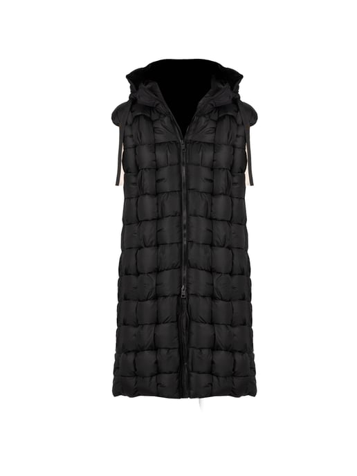La Haine Inside Us Vest Unisex-LW548 Woman's Black - Image 1