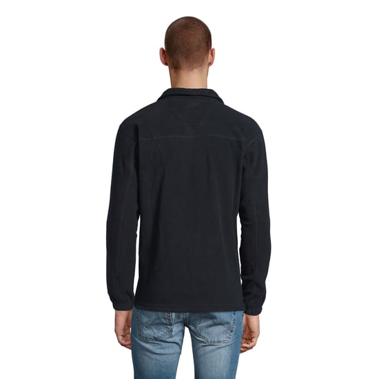 SOLS Volwassen uniseks Ness Half Zip Fleece Top (Marine) - Image 2