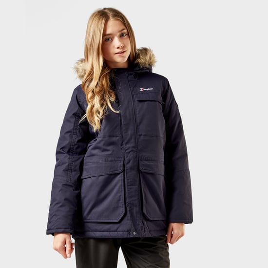 Berghaus Kids' Fourstones Waterproof Parka Jacket with Lightweight Insulation, Winter Coat for Boys and Girls