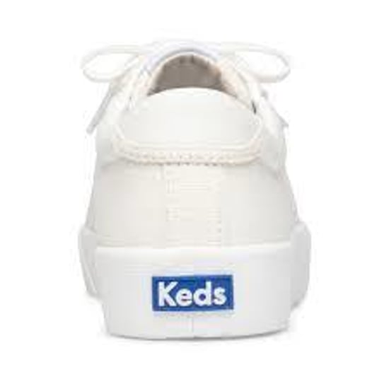 Keds Women's Crew Kick 75 Canvas White Shoes with Cushioned Footbed