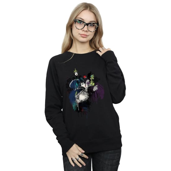 Disney Womens/Ladies Villains Sweatshirt (Black)