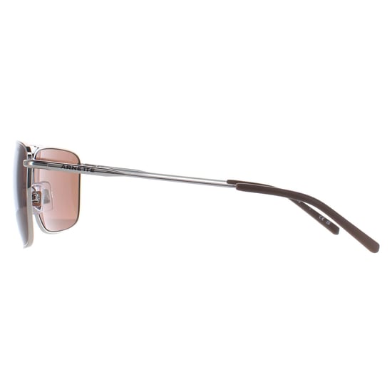 Arnette Rectangle Mens Silver Dark Brown AN3088 Boulevardier