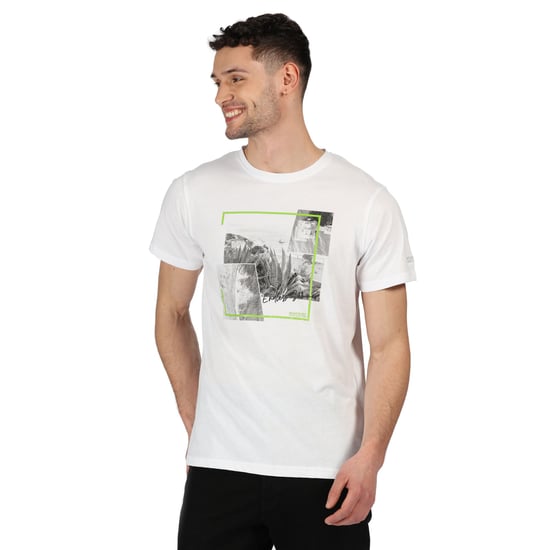 Regatta Mens Cline IV Graphic T-Shirt (White Endless Summer)