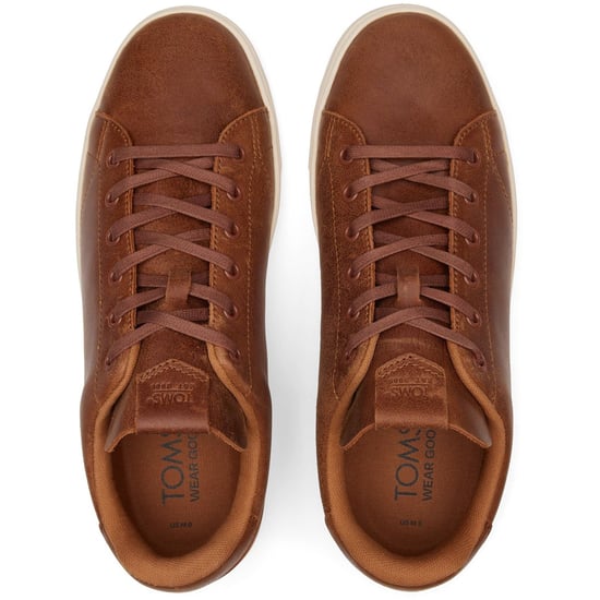 TOMS TRVL Lite 2.0 Leather Men's Tan Trainers - Image 4