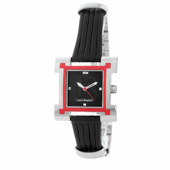 Laura Biagiotti Ladies Watch  Quartz  silver red - Image 1