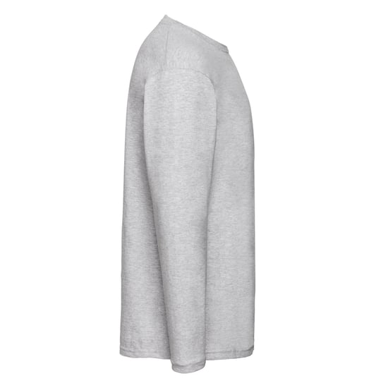 Fruit of the Loom Mens Valueweight Heather Long-Sleeved T-Shirt (Heather Grey) - Image 3